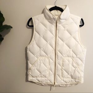 J. Crew white vest